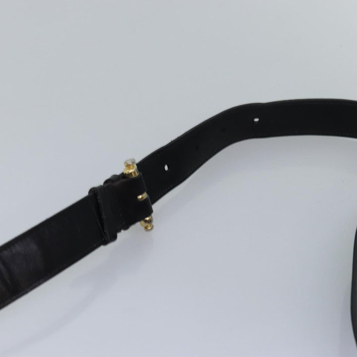 Celine Horse Carriage Shoulder Bag Leather Black  ki4569