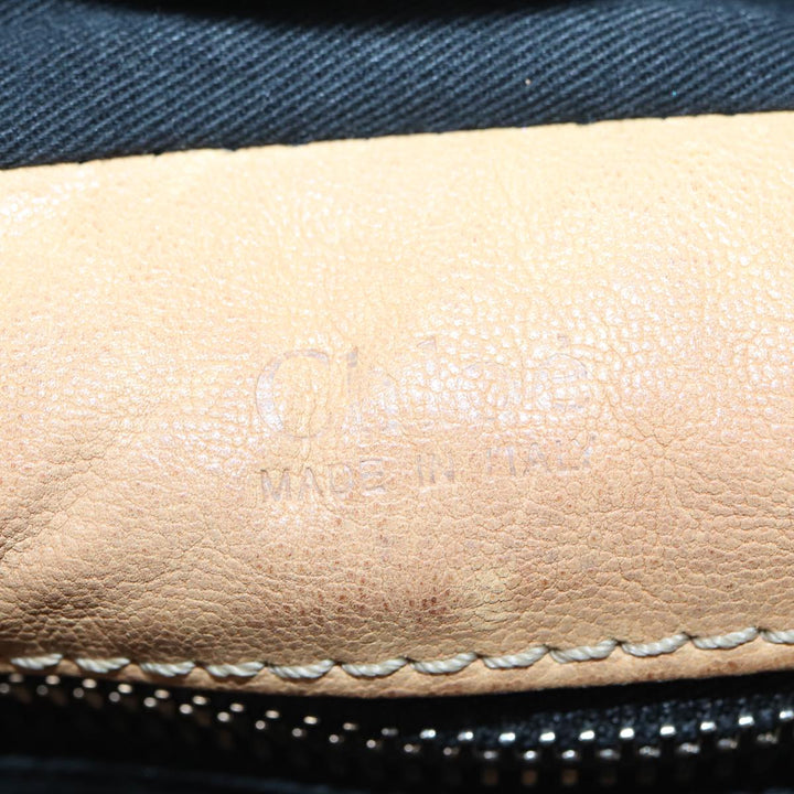 Chloe Hand Bag Leather Beige ki4666