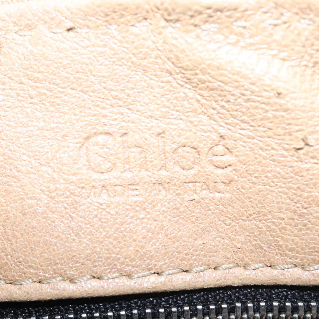 Chloe Paddington Hand Bag Leather 2way Beige ki5127