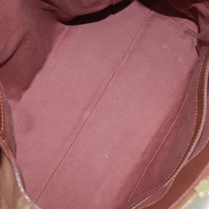 Chloe Victoria Hand Bag Leather 2way Brown ki5149