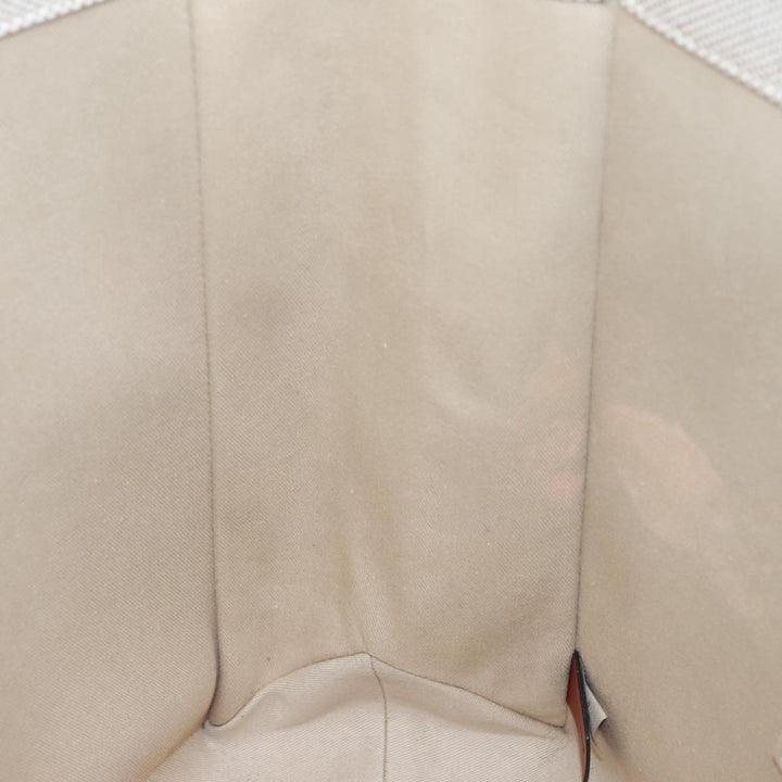Chloe Tote Bag Canvas Leather Beige Brown ki5211