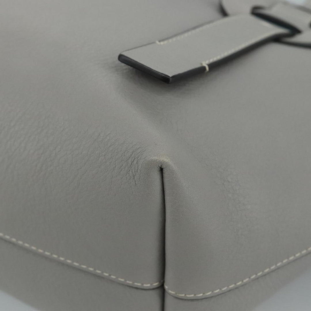 Chloe Darryl Tote Bag Leather Gray Gold ki5336