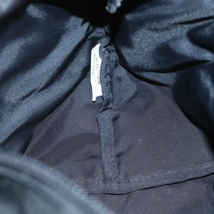 Top Quality BurberrySs Nova Check Blue Label Hand Bag Nylon Black Auth kk206