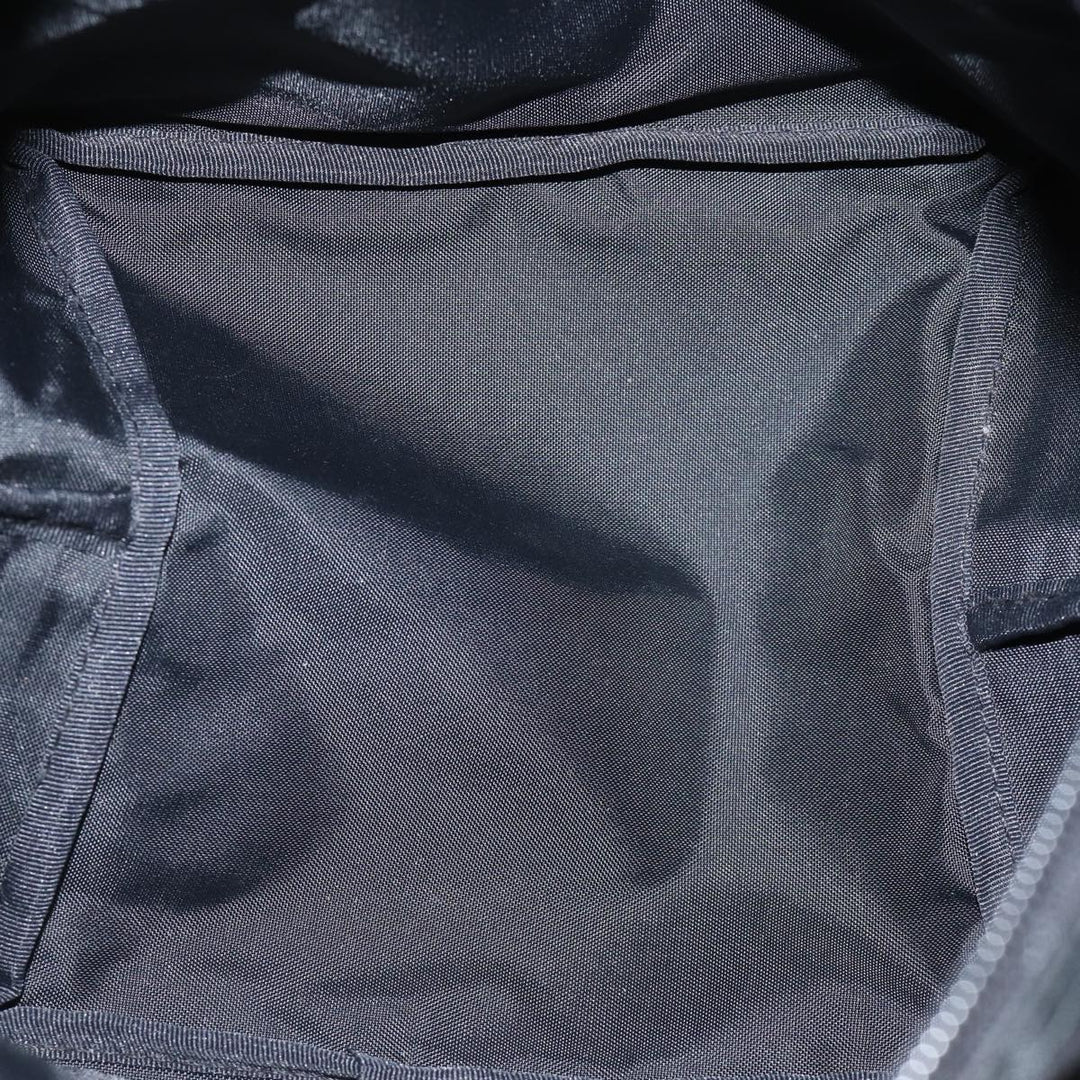 Top Quality BurberrySs Nova Check Blue Label Hand Bag Nylon Black Auth kk207