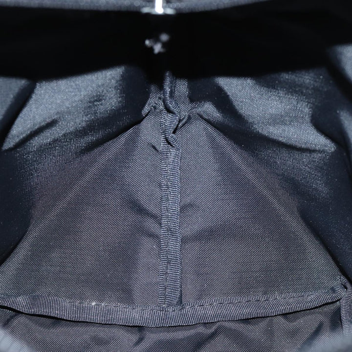 Top Quality BurberrySs Nova Check Blue Label Hand Bag Nylon Black Auth kk207