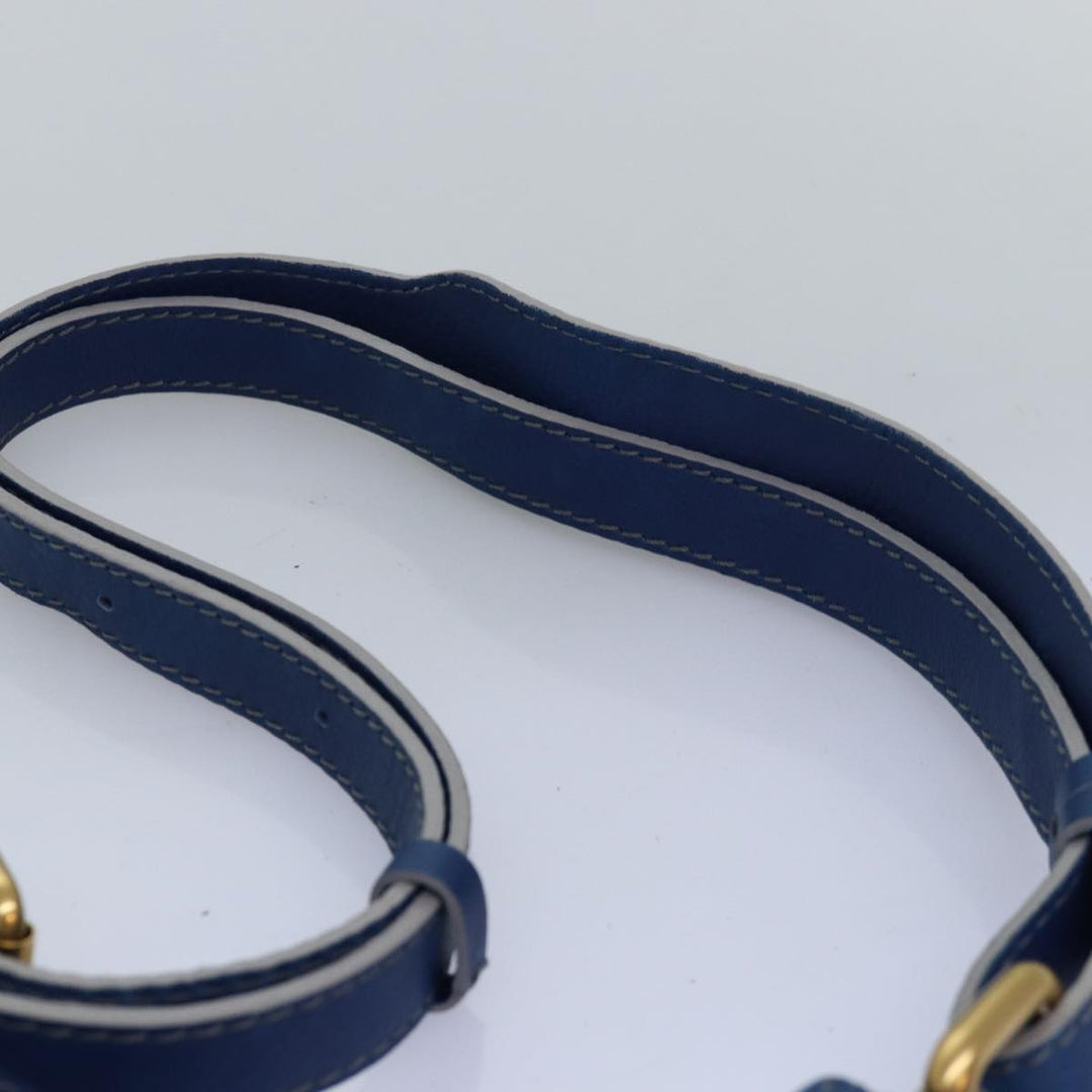 Chloe Paddington Shoulder Bag Leather Blue kk230
