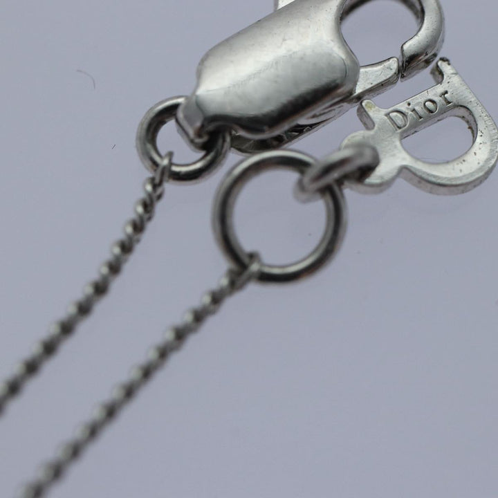 CHRISTIAN Top quality Dior Bracelet metal Silver Auth kk327