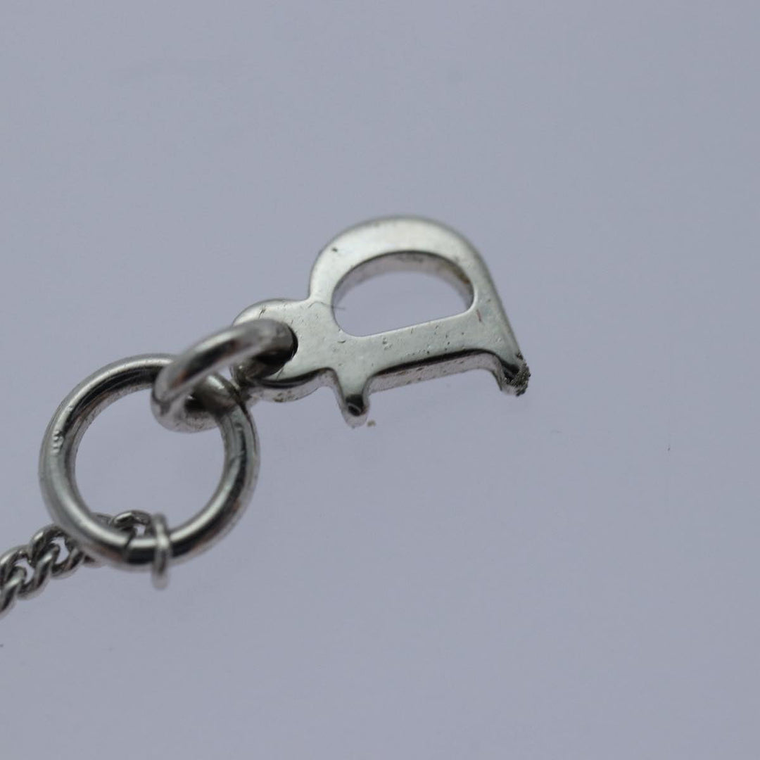 CHRISTIAN Top quality Dior Bracelet metal Silver Auth kk327