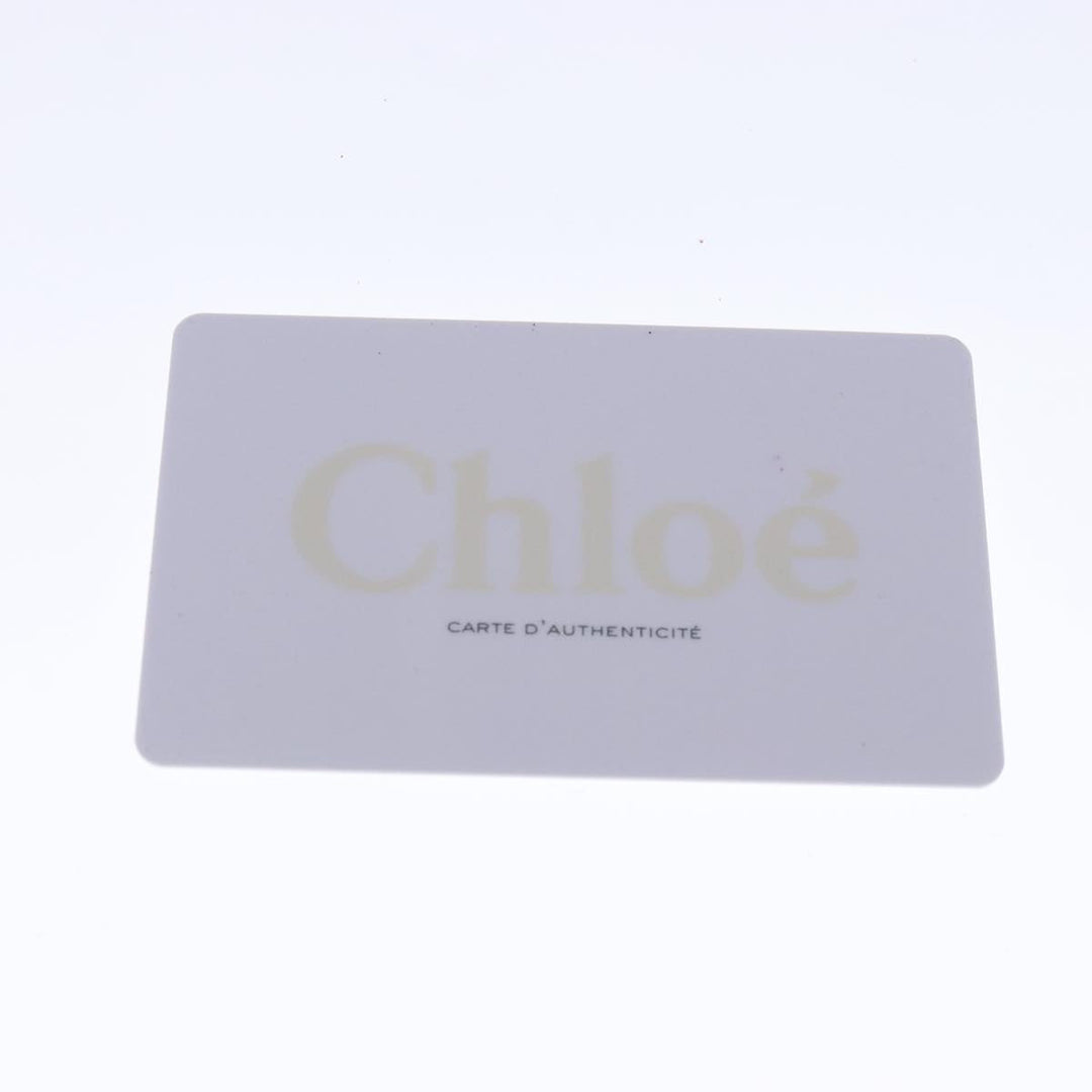 Chloe Key Case Wallet Leather Red Gold kk359