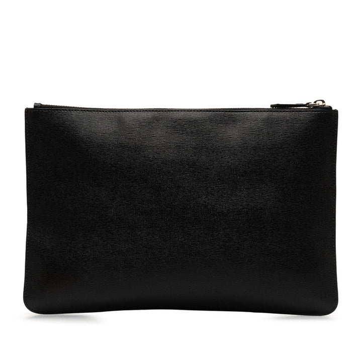 Top quality Fendi Karl Lagerfeld Leather Clutch Bag
