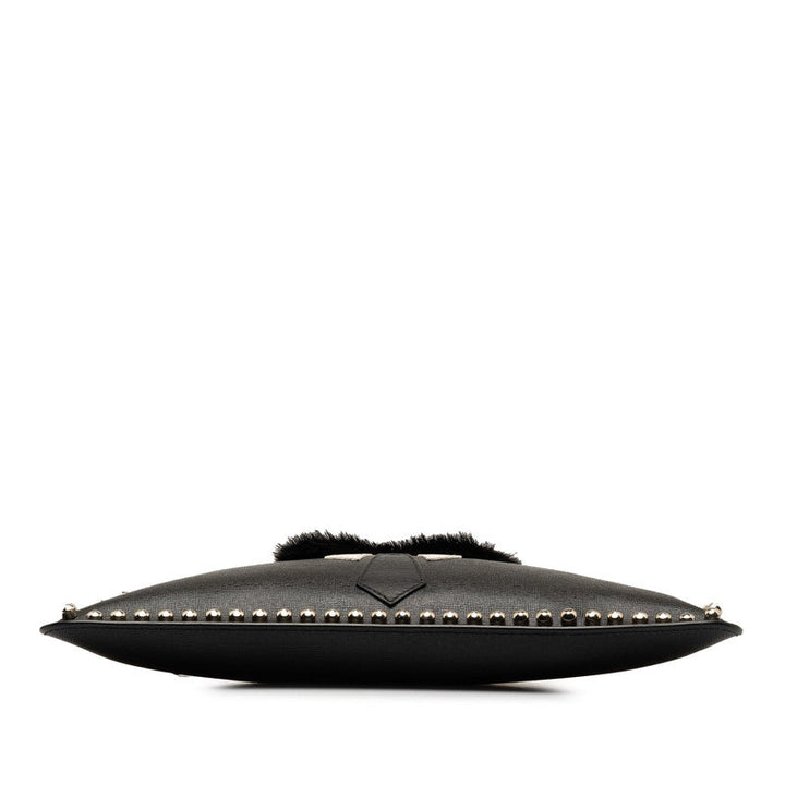 Top quality Fendi Karl Lagerfeld Leather Clutch Bag