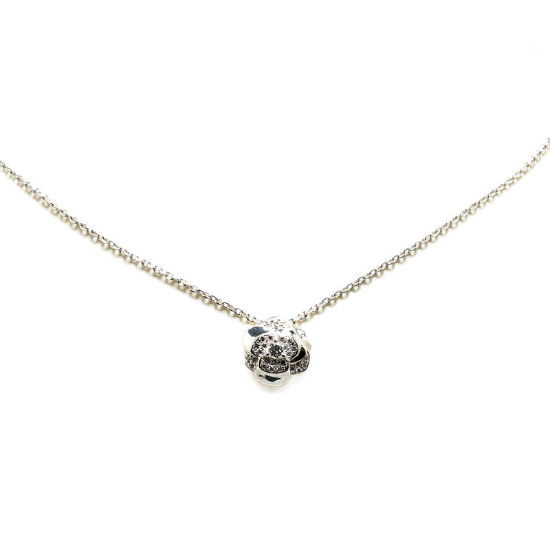 Top Quality Chanel Camellia Diamond Necklace K18WG