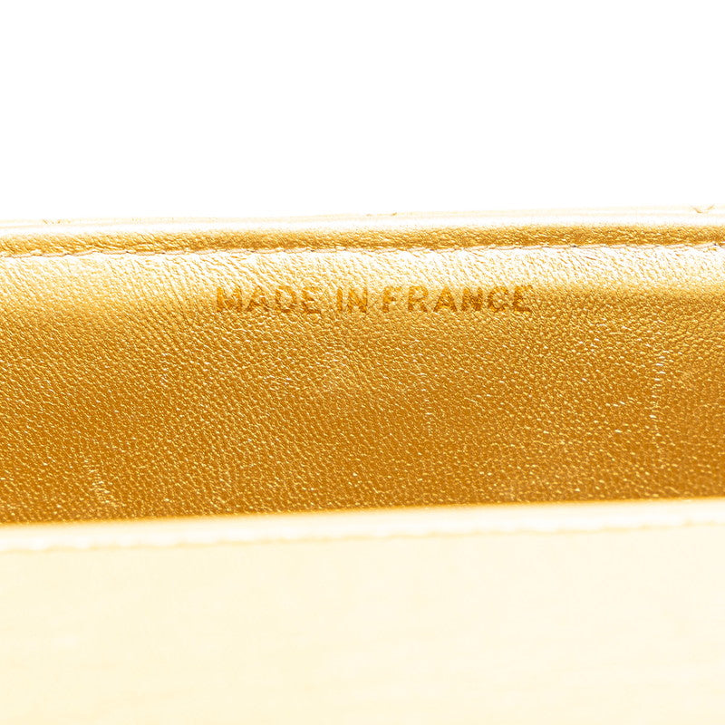 Top Quality Chanel Matelasse Coco Mark Handbag Gold