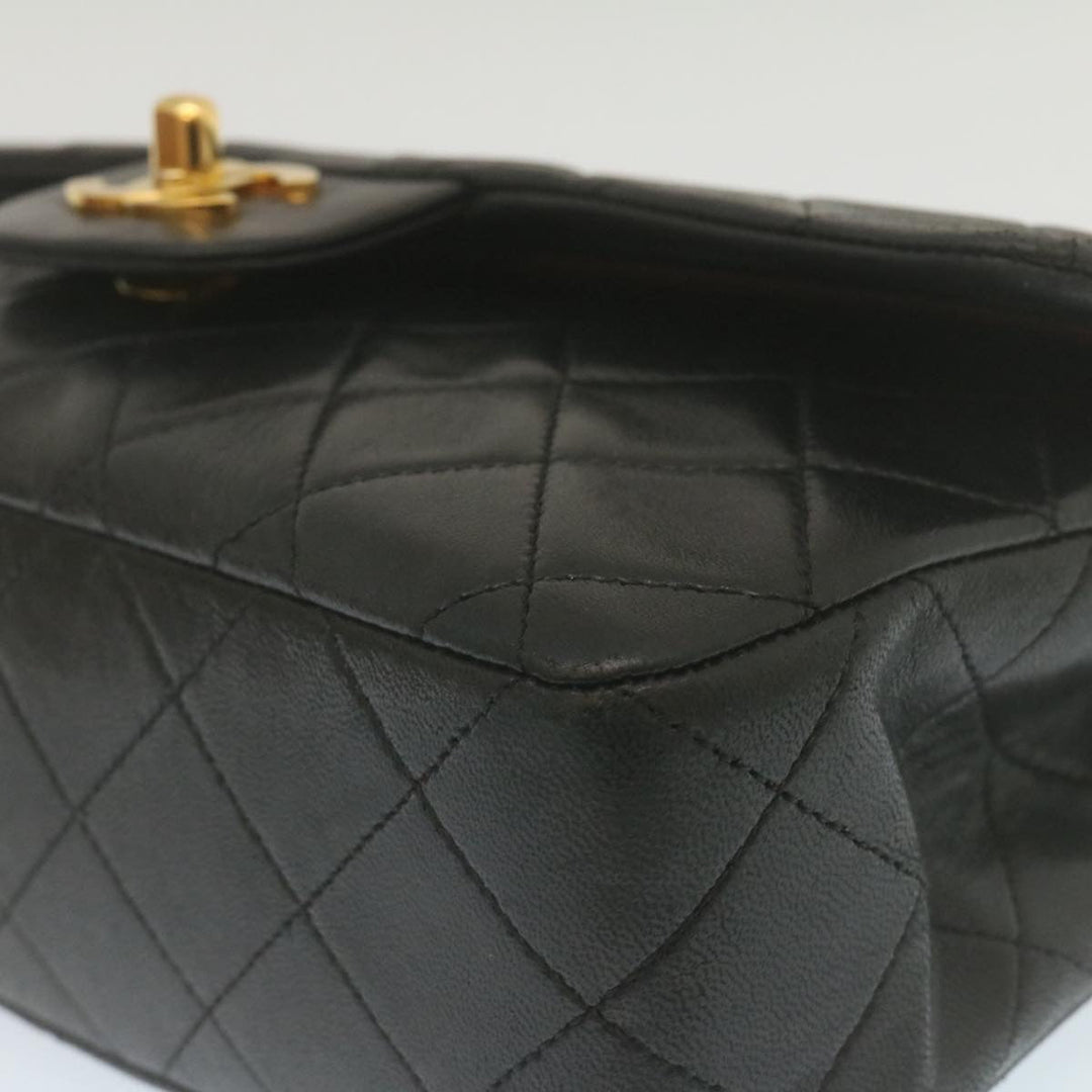 Top Quality Chanel Classic Matelasse 23 Chain New Shoulder Bag Lamb Skin Black Auth 67486A