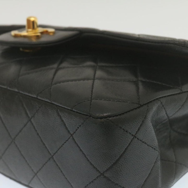 Top Quality Chanel Classic Matelasse 23 Chain New Shoulder Bag Lamb Skin Black Auth 67486A