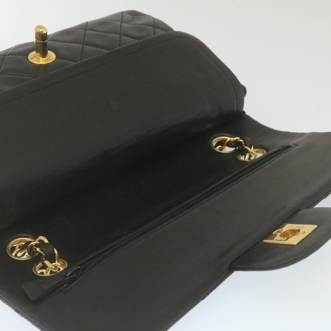 Top Quality Chanel Classic Matelasse 23 Chain New Shoulder Bag Lamb Skin Black Auth 67486A