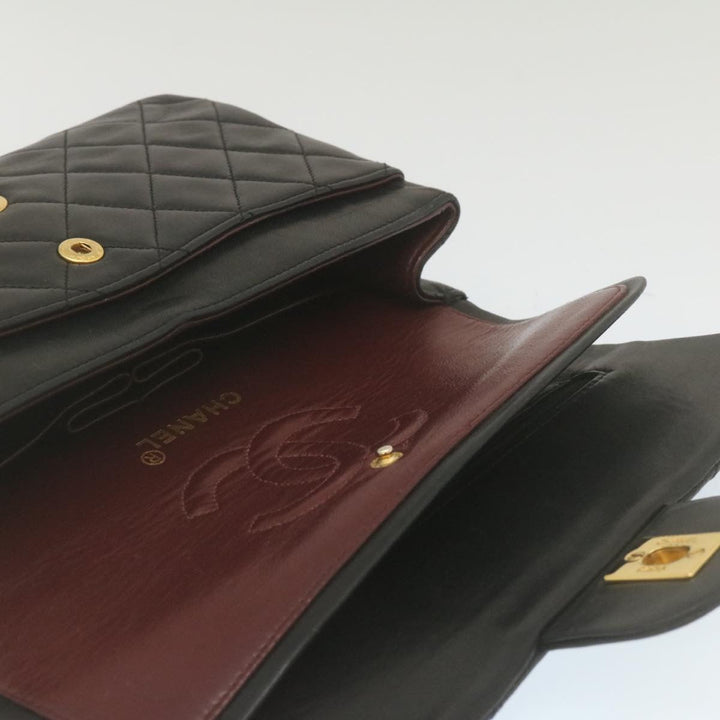 Top Quality Chanel Classic Matelasse 23 Chain New Shoulder Bag Lamb Skin Black Auth 67486A
