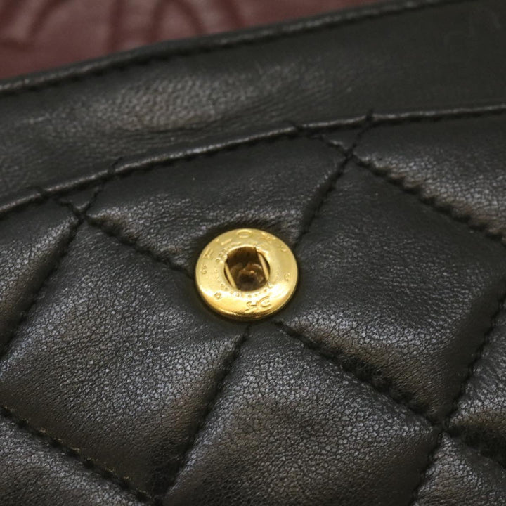 Top Quality Chanel Classic Matelasse 23 Chain New Shoulder Bag Lamb Skin Black Auth 67486A