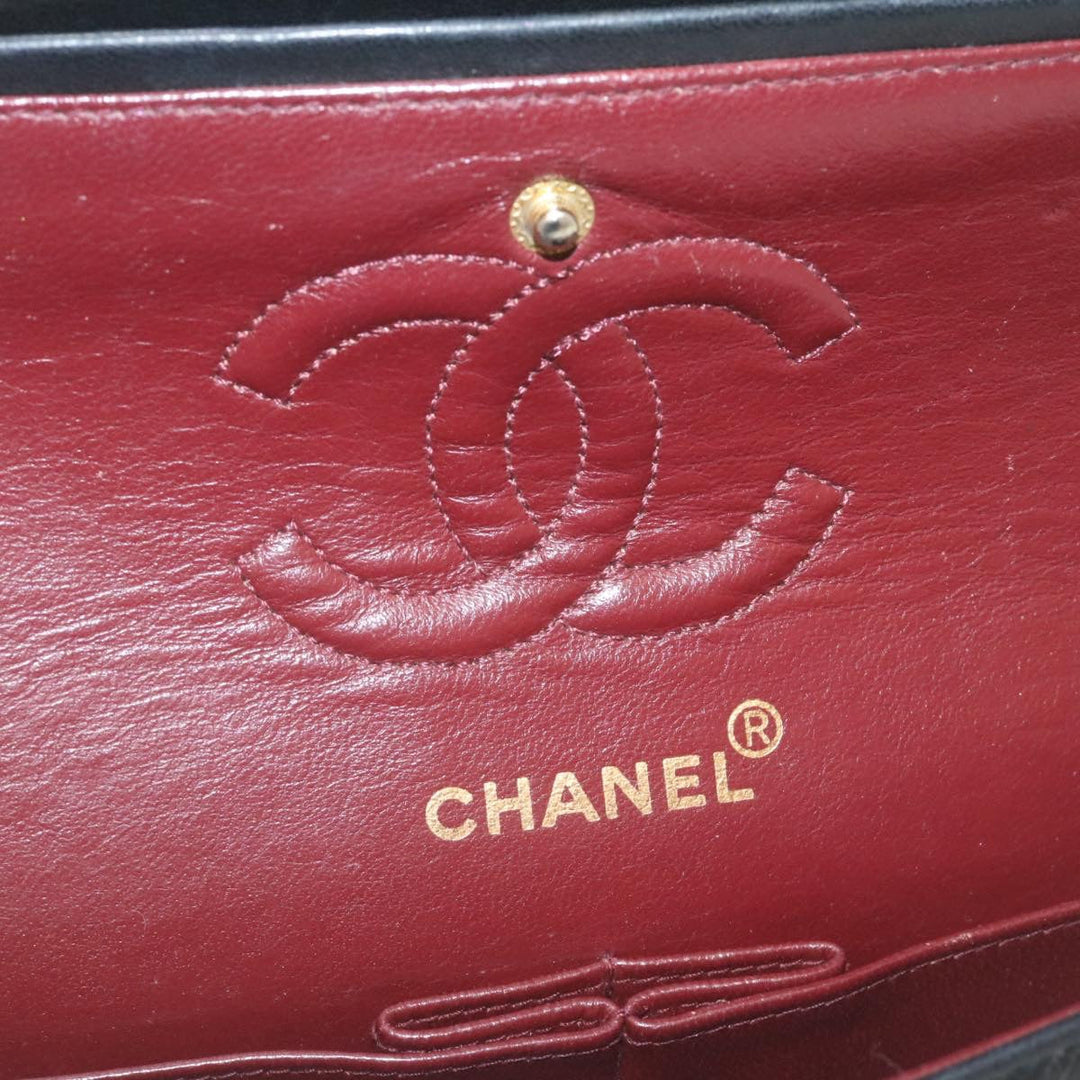 Top Quality Chanel Classic Matelasse 23 Chain New Shoulder Bag Lamb Skin Black Auth 67486A