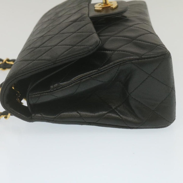 Top Quality Chanel Classic Matelasse 23 Chain New Shoulder Bag Lamb Skin Black Auth 67486A