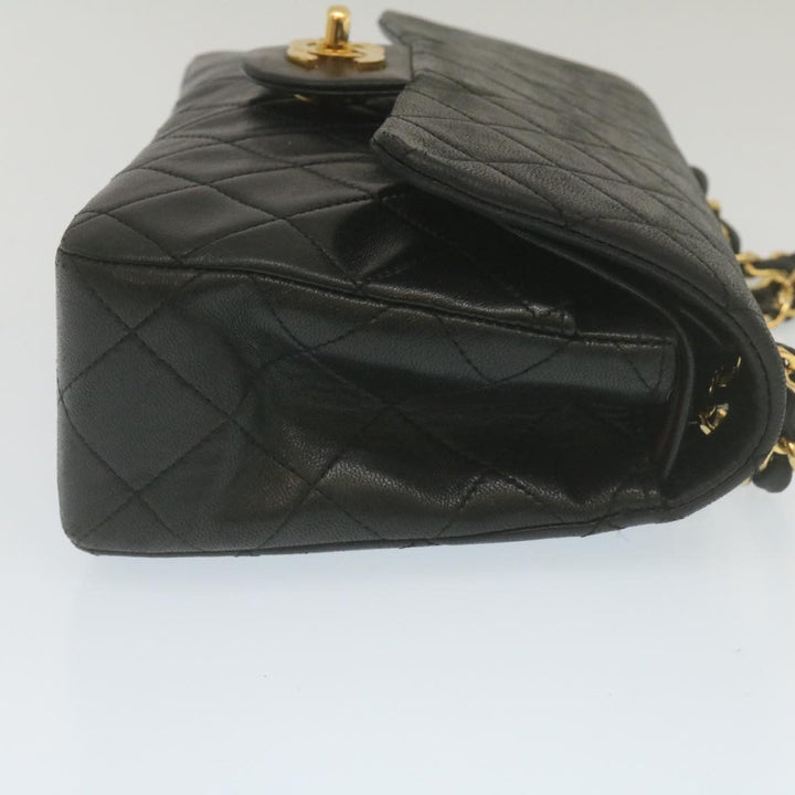 Top Quality Chanel Classic Matelasse 23 Chain New Shoulder Bag Lamb Skin Black Auth 67486A