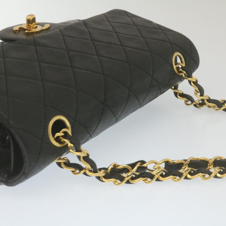 Top Quality Chanel Classic Matelasse 23 Chain New Shoulder Bag Lamb Skin Black Auth 67486A