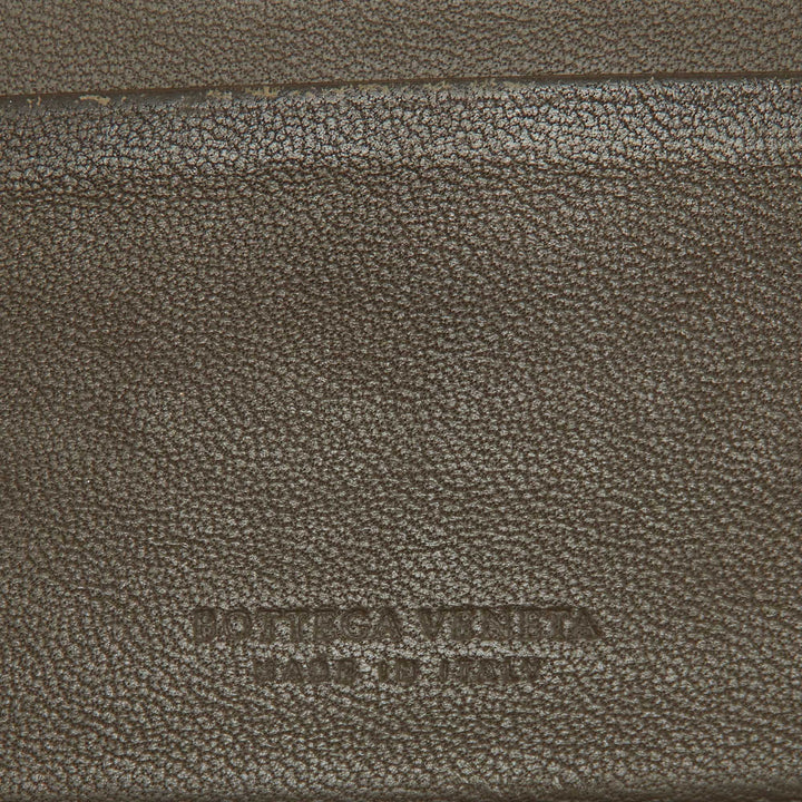 Bottega veneta Beige/Mustard Intrecciato Leather Bifold Wallet