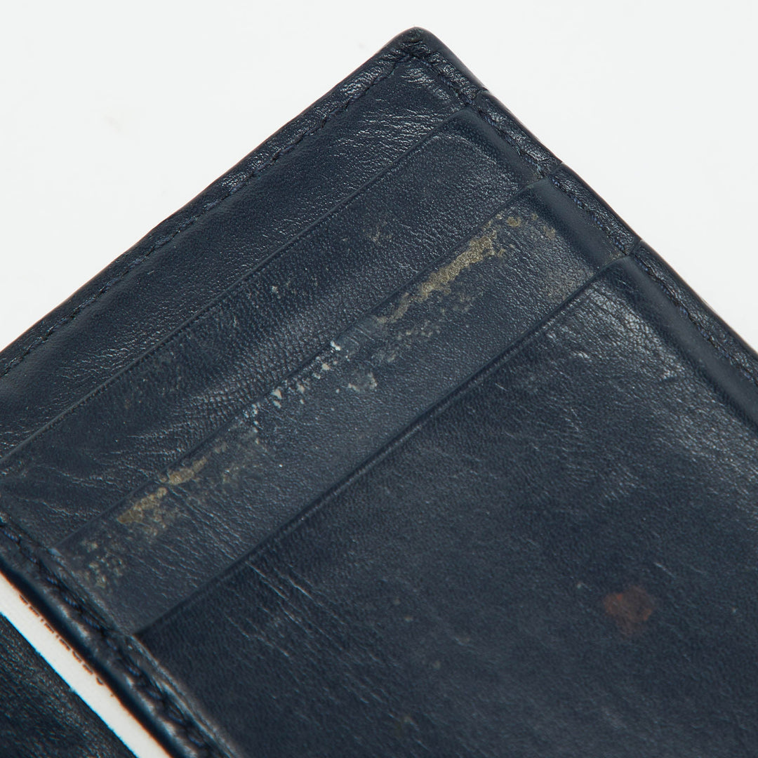 Bottega veneta Blue Intrecciato Leather Card Case