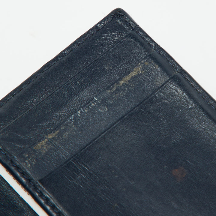 Bottega veneta Blue Intrecciato Leather Card Case