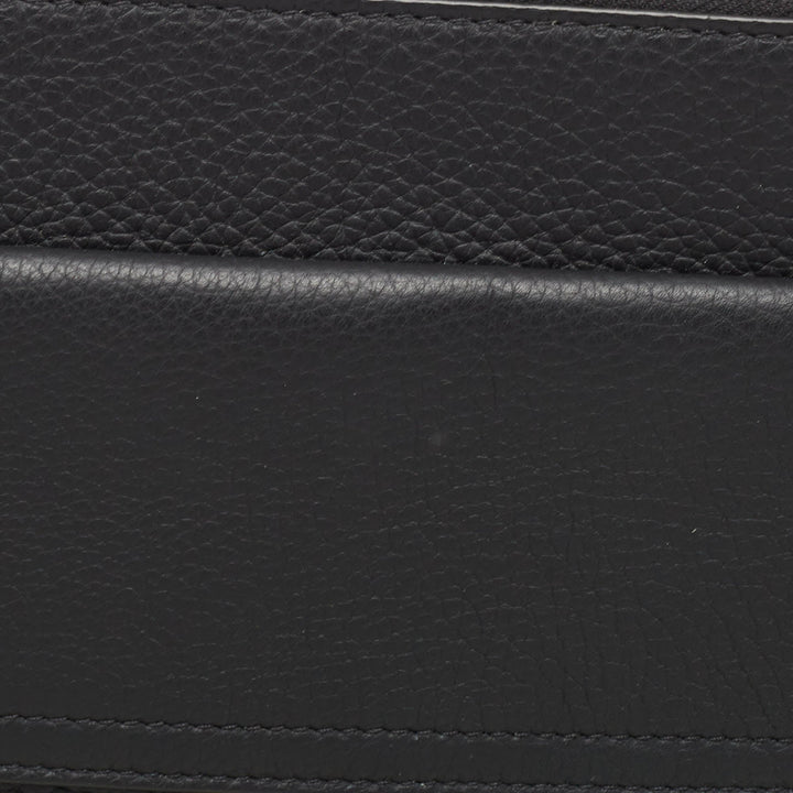 Burberry Black Leather Oscar Zip Pouch