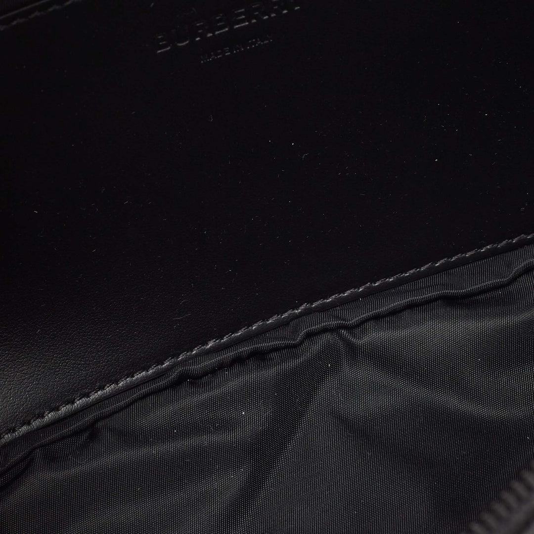Burberry Black Quilted Nylon Sonny Belt Bag