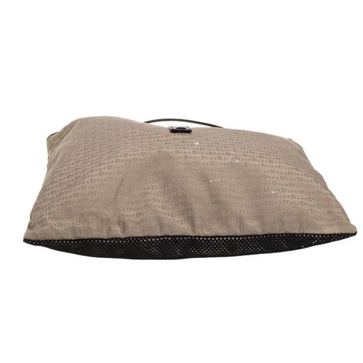 Top quality Dior Beige/Black Oblique Canvas and Mesh Shoulder Bag