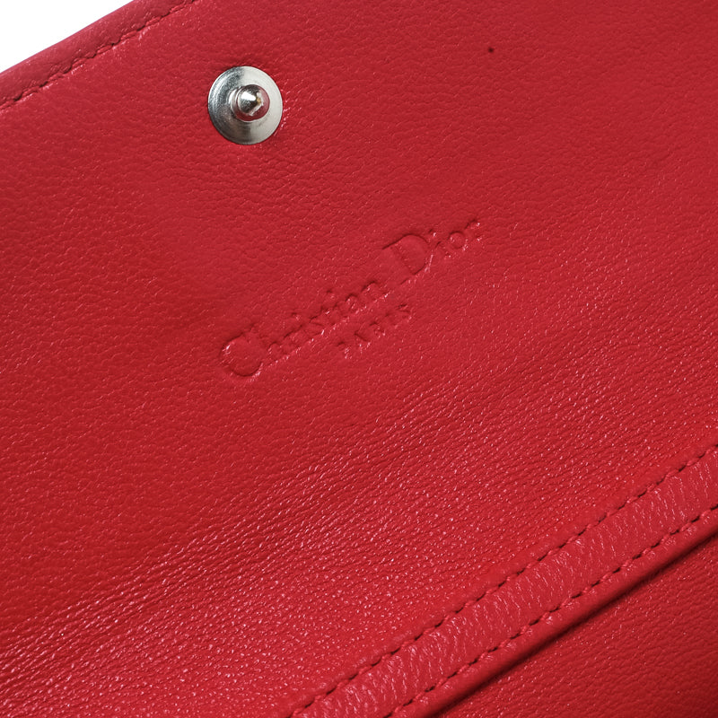 Top quality Dior Two Tone Pink Cannage Leather Lady  Rendez-Vous Wallet