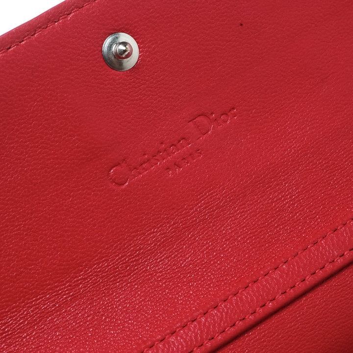 Top quality Dior Two Tone Pink Cannage Leather Lady  Rendez-Vous Wallet