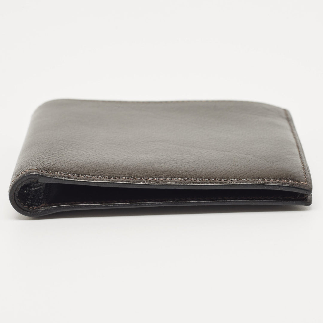 Top quality Hermes Macassar Evergrain Leather Vintage Bifold Wallet