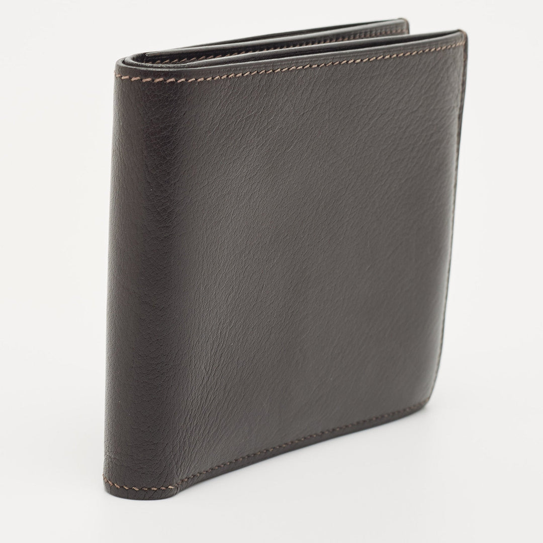 Top quality Hermes Macassar Evergrain Leather Vintage Bifold Wallet