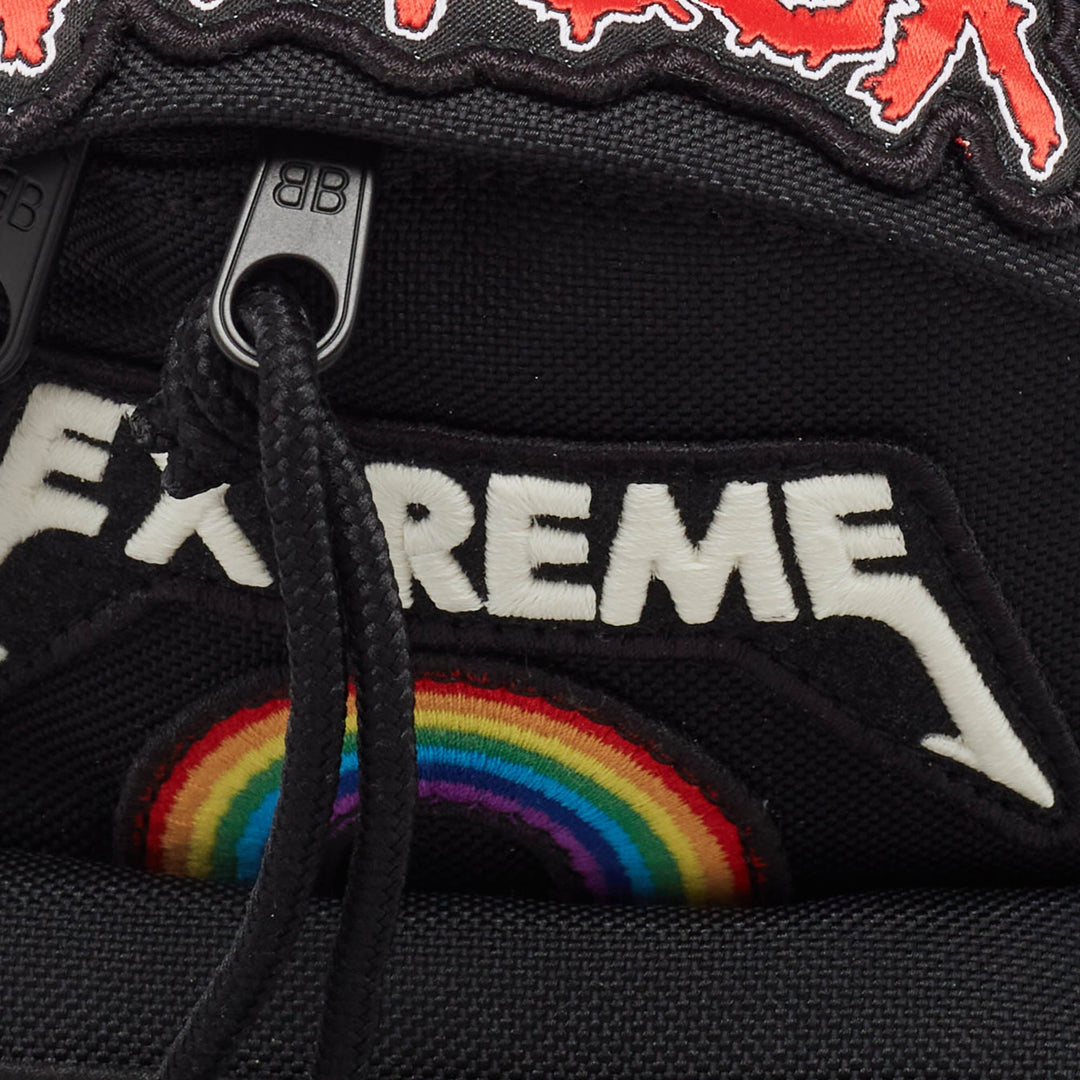 balenciaga Black Nylon Mini Gamer Patch Backpack Crossbody Bag