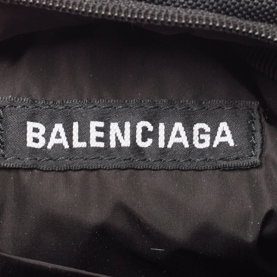 balenciaga Black Nylon Mini Gamer Patch Backpack Crossbody Bag