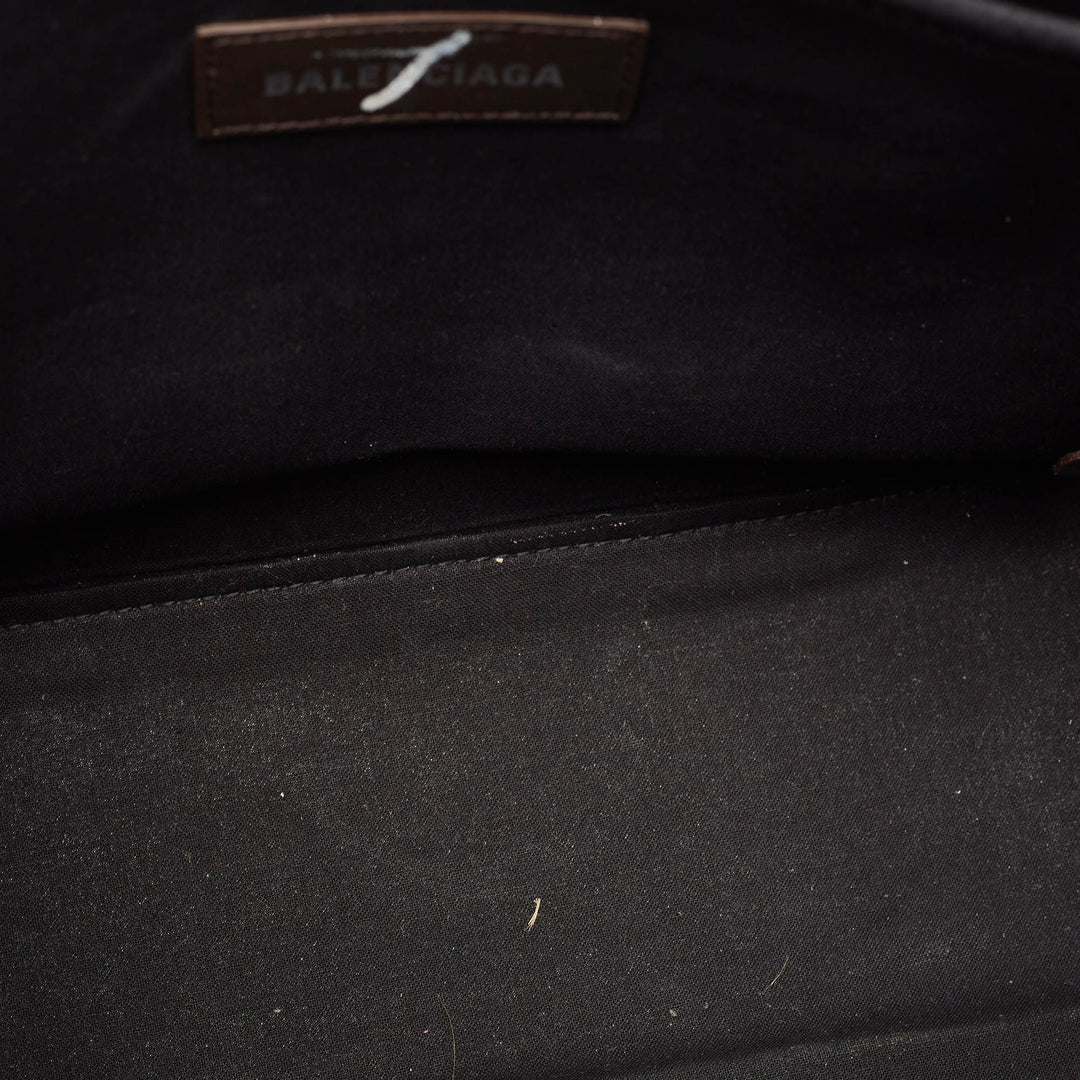 Top Quality Balenciaga Beige/Brown BB Monogram Canvas and Leather Medium Hardware Tote