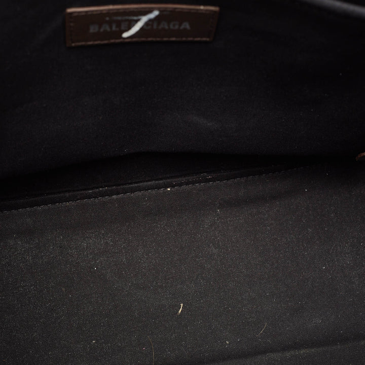 Top Quality Balenciaga Beige/Brown BB Monogram Canvas and Leather Medium Hardware Tote