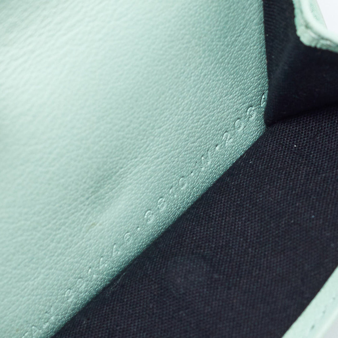 Top Quality Balenciaga Mint Green Leather Mini Papier Wallet