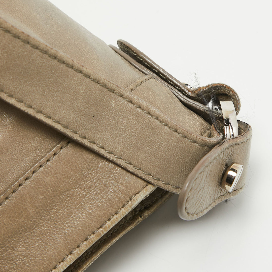 Top Quality Balenciaga Beige Leather Studded Sac Clous Motorcycle Bag