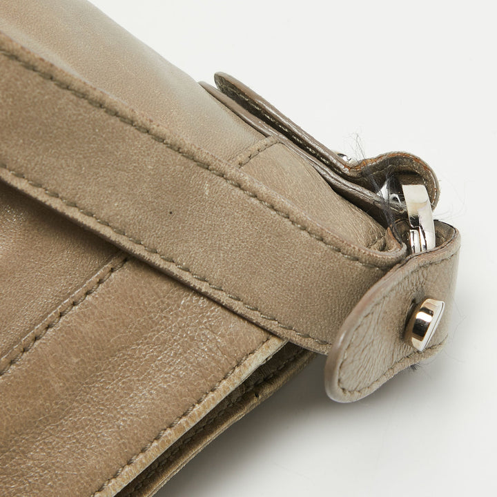 Top Quality Balenciaga Beige Leather Studded Sac Clous Motorcycle Bag