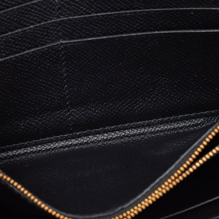 Top Quality Balenciaga Black Leather Everyday Wallet on Chain