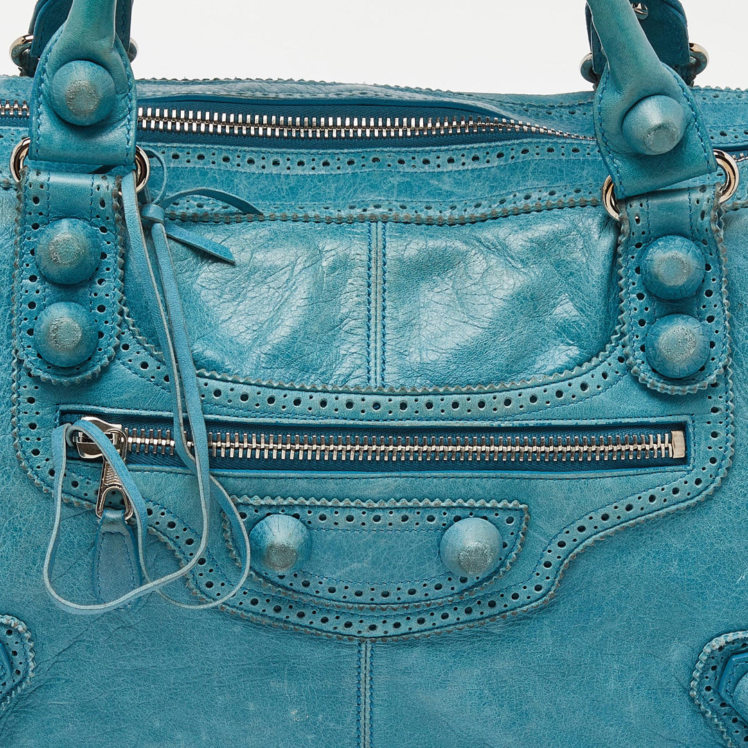 Top Quality Balenciaga Cyclade Leather Brogues Work Tote