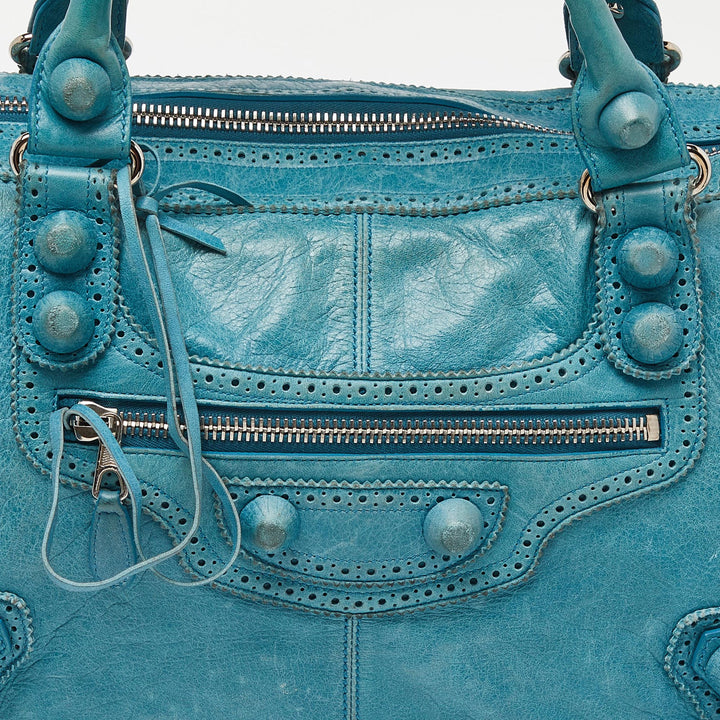 Top Quality Balenciaga Cyclade Leather Brogues Work Tote