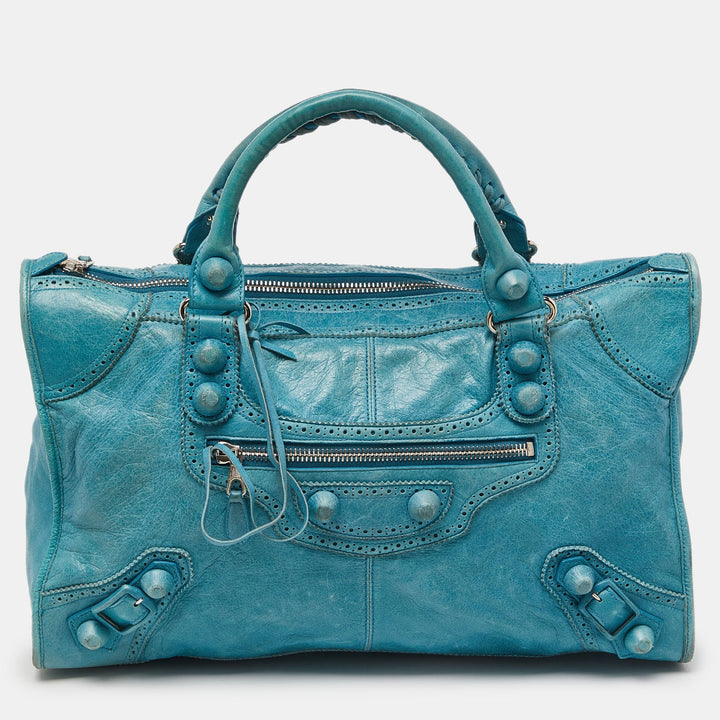 Top Quality Balenciaga Cyclade Leather Brogues Work Tote