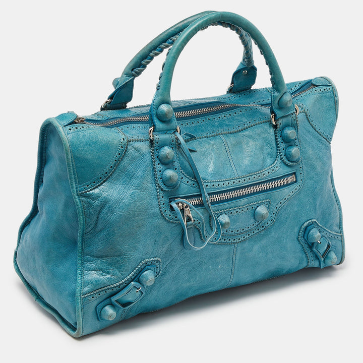 Top Quality Balenciaga Cyclade Leather Brogues Work Tote