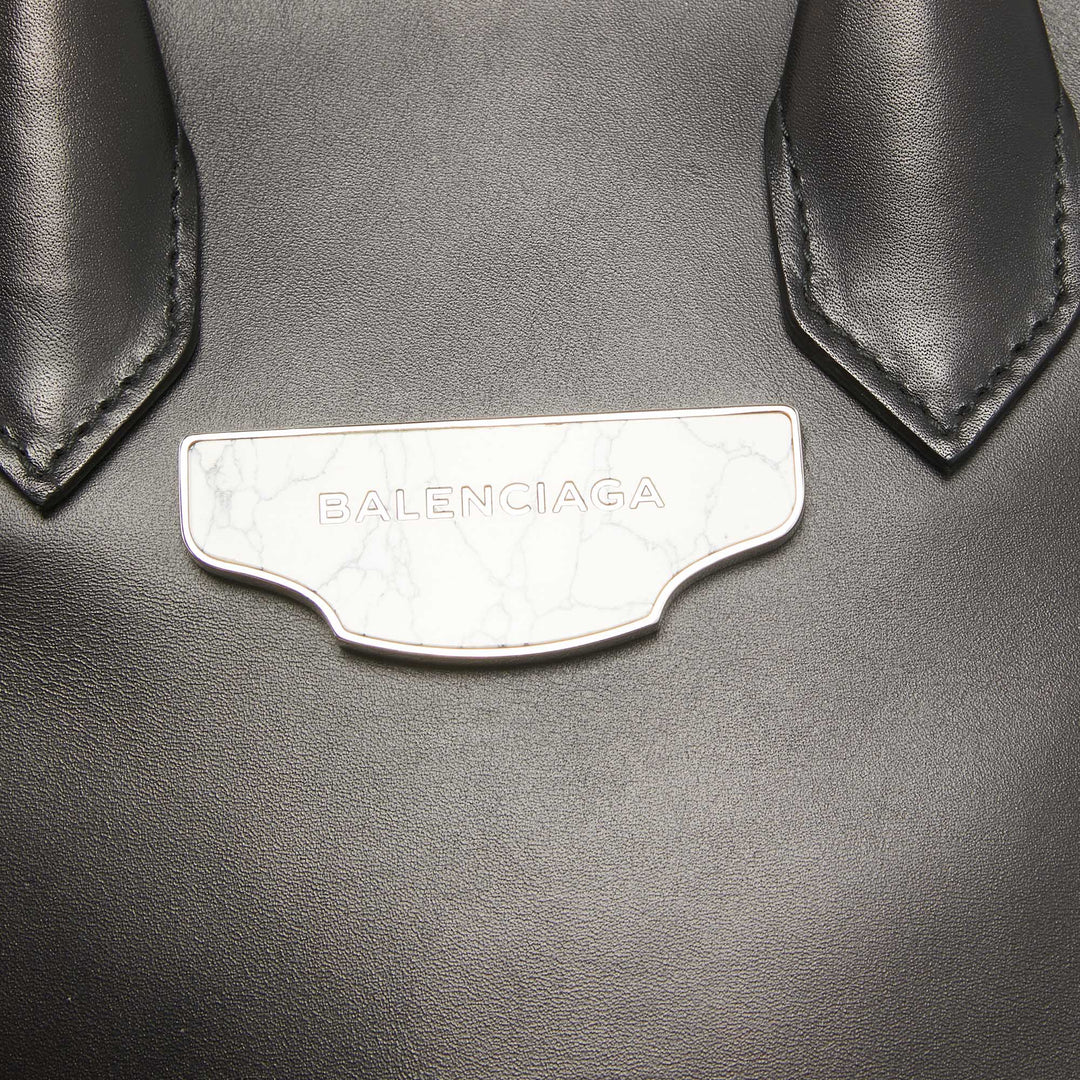 Top Quality Balenciaga Black Leather Mini All Afternoon Tote