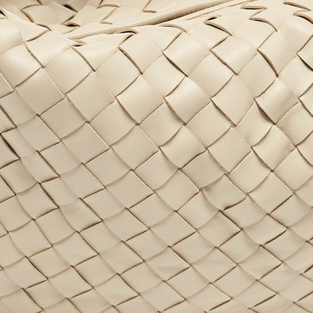 Bottega veneta Beige Intrecciato Leather Teen Jodie Hobo